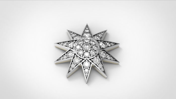 Eine originalgetreue Replik des Sisi-Sterns vom Wiener Juwelier A.E. Köchert.