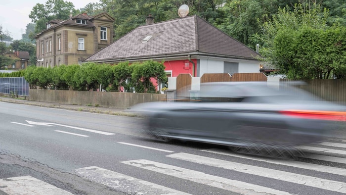 Der mutmaßliche Tatort in der Vordernberger Straße in Leoben