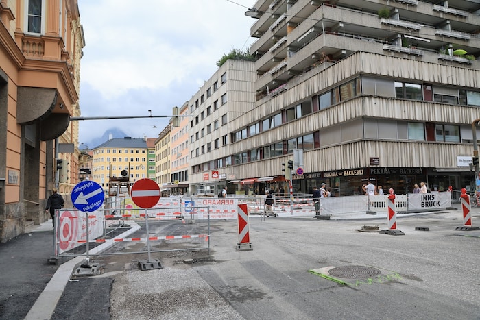 Die Baustellen nerven Autofahrer. Aber im Grunde ist man in Innsbruck schnell am Ziel, lautet ...