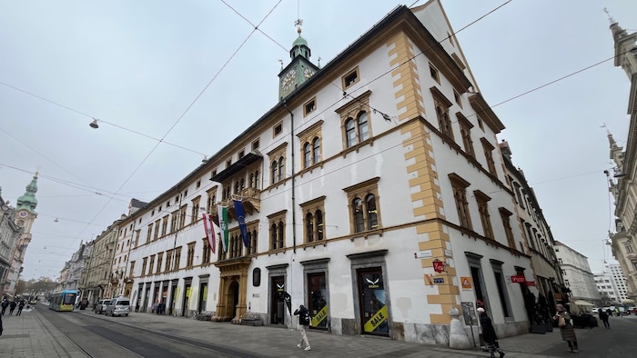 Aufregung im Grazer Landhaus