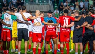 Rapid-Trainer Peter Stöger war mit dem Auftreten seiner Mannschaft gar nicht zufrieden.