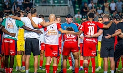 Rapid-Trainer Peter Stöger war mit dem Auftreten seiner Mannschaft gar nicht zufrieden.