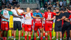 Rapid-Trainer Peter Stöger war mit dem Auftreten seiner Mannschaft gar nicht zufrieden.