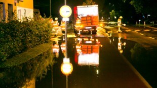 Im Bezirk Dornbirn waren aufgrund des Starkregens etliche Straßen über Stunden nicht befahrbar. 