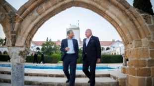 Zyperns Staatspräsident und Kanzler Stocker sprachen auch über Wirtschaft.