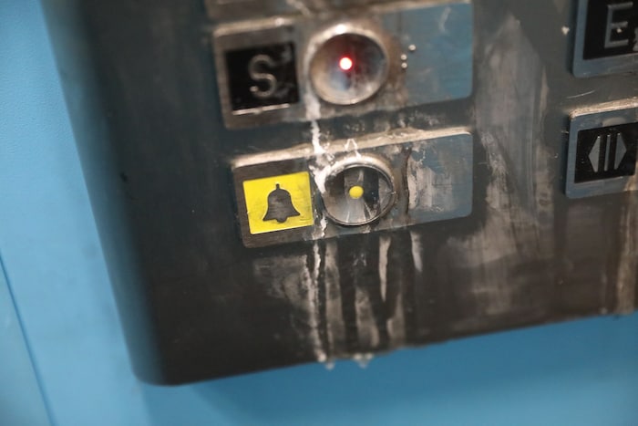 Die verklebten Tasten