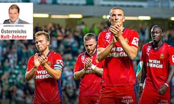 Rapid enttäuschte beim Hinspiel in Györ.