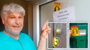 Sicherheitsexperte Bübl entdeckte auf seiner Flyer-Tour viele Gelegenheiten für Einbrecher – von ...