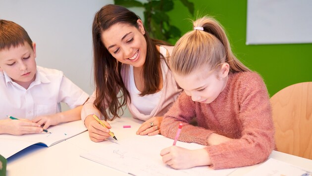 In den Standorten des LernQuadrats bereiten sich Schüler optimal auf das nächste Schuljahr vor.