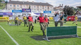 Rund 600 Mitglieder der Feuerwehrjugend geben am Samstag beim Bundesleistungswettbewerb alles