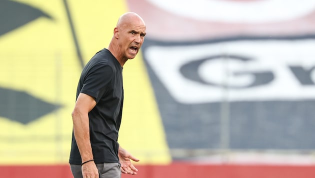 Trainer Thomas Letsch und Red Bull Salzburg wollen gegen den LASK deutlich stärker auftreten als ...
