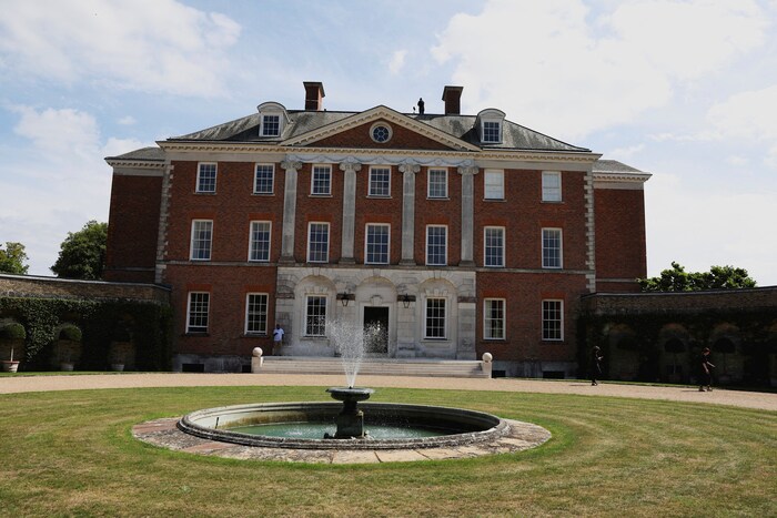 Lammy hatte den US-Vizepräsidenten in sein offizielles Landhaus, dem Chevening House in Kent ...