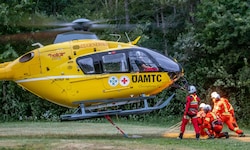 Der Rettungshubschrauber C7 stand im Einsatz (Symbolbild).