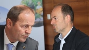 Josef Geisler (li.) ist seit 2013 Bauernbundobmann und sitzt seit 30 Jahren im Landtag. Josef ...