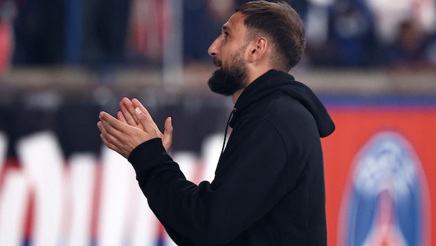 Gianluigi Donnarumma wurde in Paris verabschiedet.