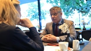 Russland-Experte Gerhard Mangott (59) beim „Krone“-Interview in Innsbruck