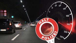 Waghalsige Flucht mitten durch Wien: Im Tunnel begann das illegale Tempo-Spektakel, während die ...