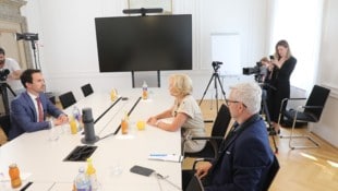 Minister Christoph Wiederkehr im Gespräch mit Susanne Wiesinger unter Moderation der Kronen ...