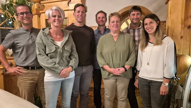 Im Vorstand gab es einige Änderungen: v.l.: Manfred Riedlsperger, Andrea Ladinig, Richard Mader, ...