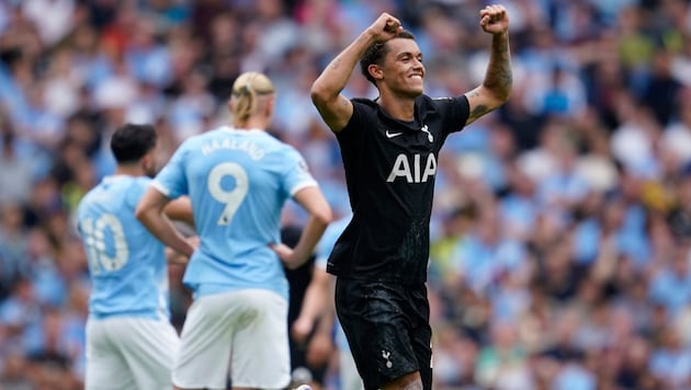 Tottenham hat Manchester City mit 2:0 besiegt!