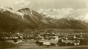 Eine alte Fotoansicht der Landeshauptstadt.