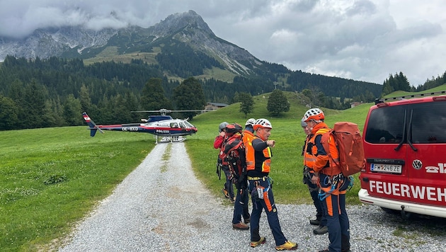 Gut drei Stunden dauerte der Rettungseinsatz insgesamt.