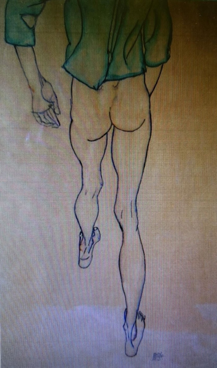 Wo ist dieses Schiele-Bild? Die Polizei bittet um Hinweise.