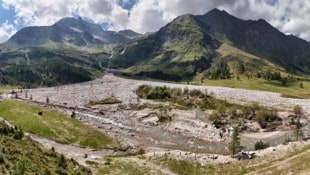 Rund 800.000 Kubikmeter Geröll verwüsteten vor zwei Jahren den Talschluss in Kolm- Saigurn. Die ...