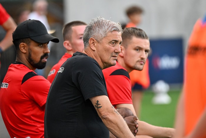 Coach Markus Mader konnte nicht glücklich sein mit dem Auftritt seines Teams.