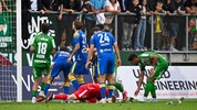 Gegen Stripfing flogen in der ersten Halbzeit die Becher.