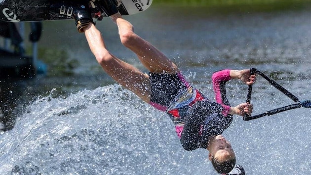 Leona Berner sprang zu U21-EM-Gold.