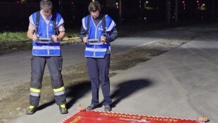 Auch Drohnen wurden bei der Suchaktion eingesetzt.