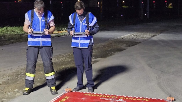Auch Drohnen wurden bei der Suchaktion eingesetzt.
