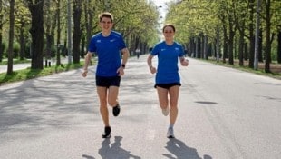 Aaron Gruen lief mit Freundin Katie schon im Prater.