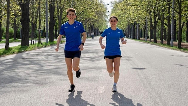 Aaron Gruen und Katie Goldenberg im Prater