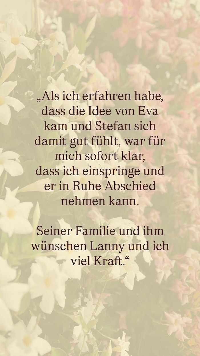 Dieses Statement veröffentlichte Stefanie Hertel am Wochenende in ihrer Instagram-Story.