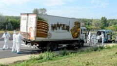 In diesem Laster verloren 71 Menschen ihr Leben. 