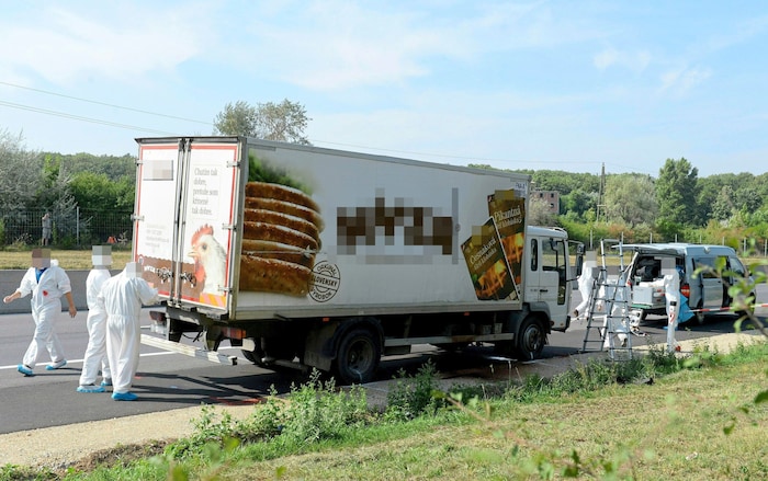 Im luftdicht verschlossenen Laderaum erstickten 71 Flüchtlinge.