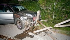 Eines der Unfallfahrzeuge endete als Totalschaden.