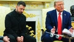 Selenskyj und Trump haben eine brüchige Beziehung zueinander.