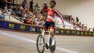 Der Wernberger Heimo Fugger fuhr bei der Junioren-WM im Ausscheidungsrennen zu Gold!