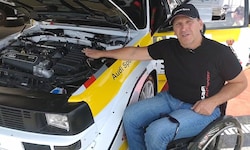 Unfall am Hungaroring: Reini Sampl.