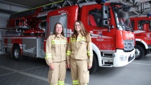 Katharina Wallner und Katharina Gruber sind Feuerwehrkameradinnen und legen keinen Wert auf ...