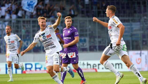 Hartberg jubelt, die Austria ist konsterniert.