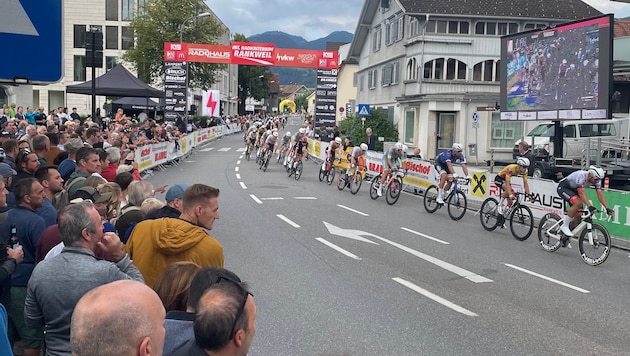Spektakulär ging es zu beim Sprintrennen um den Liebfrauenberg.