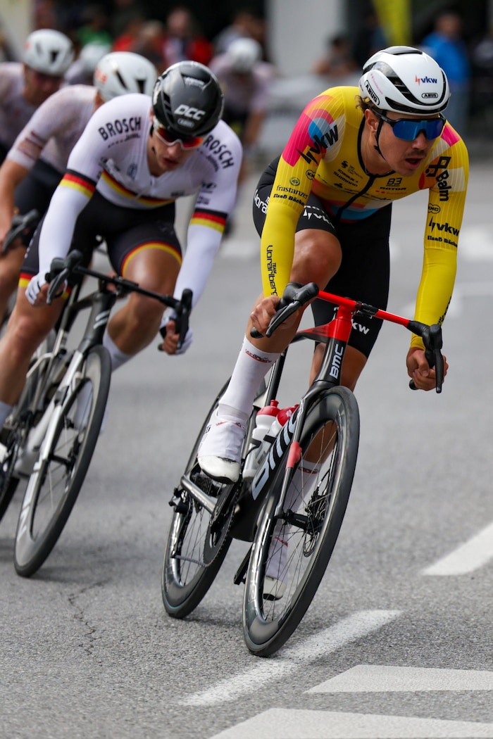 Team Vorarlberg-Profi Alexander Konychev wurde Zweiter.