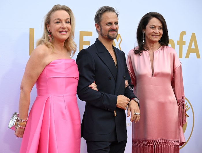 Die Präsidentin der Festspiele Kristina Hammer, Philipp Hochmair, Corinne Flick
