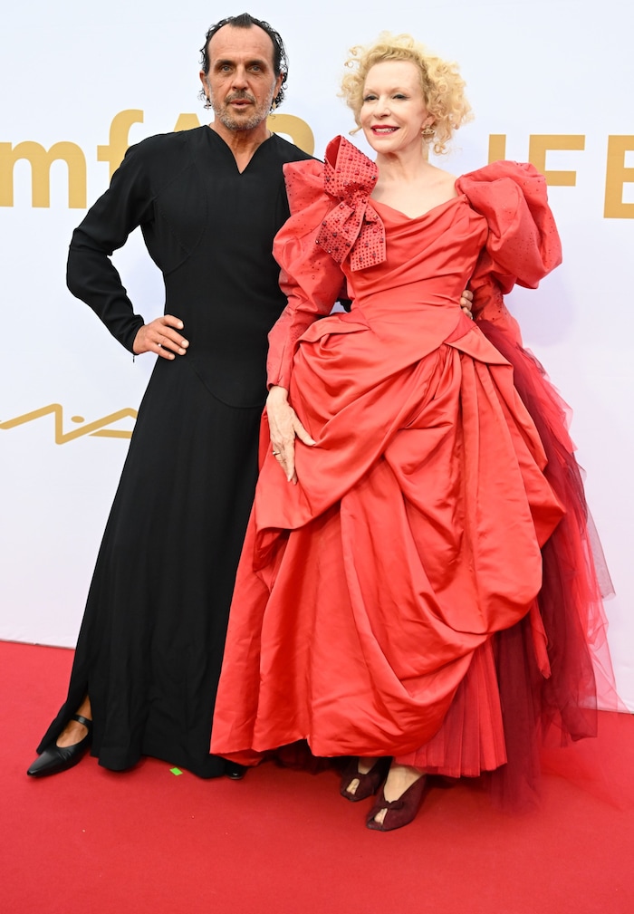 Designer Andreas Kronthaler mit Schauspielerin Sunnyi Melles