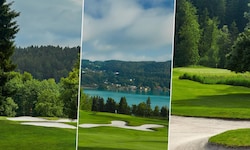 Die Golfclubs Moosburg, Dellach und Velden (vl.) wollen in Zukunft verstärkt zusammenarbeiten. 