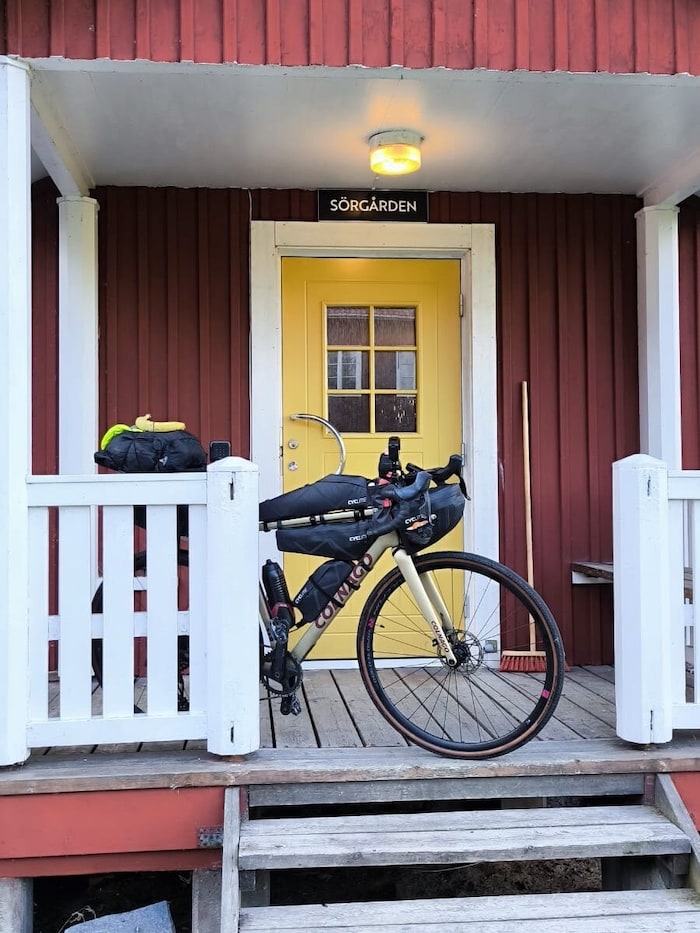 Komfort, ein Bett und eine Dusche waren Susi bei ihrem Bikepacking-Abenteuer wichtig.